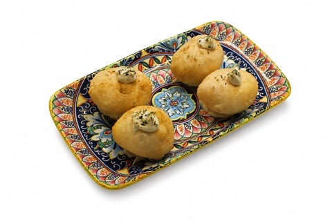 Bolas rellenas fritas (4 uds)
